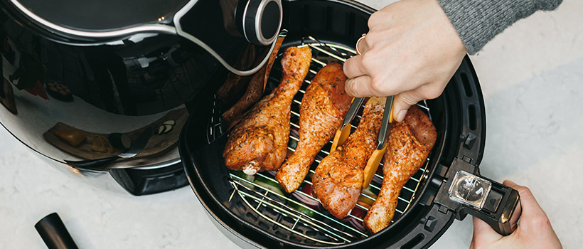 how to reheat chicken legs in air fryer