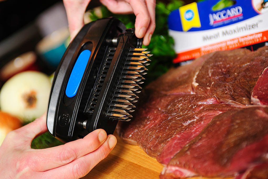 why does my meat tenderizer turn black