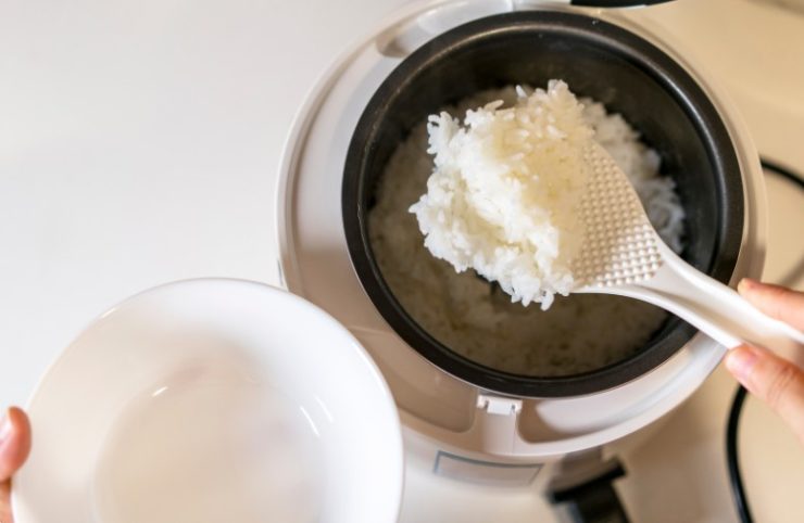 where to put rice cooker in kitchen